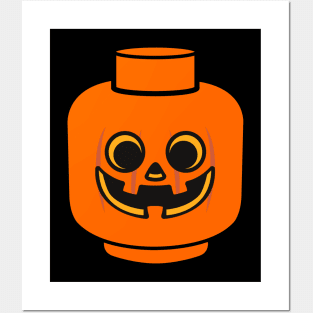 Pumpkin Brickhead Posters and Art